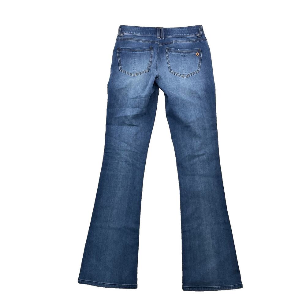 Democracy Ab Solution Jeans Women 4 Kick Bootcut Jeans Blue Stretch 33 In 12-8